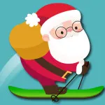 Play Game Avalanche Santa Ski Xmas now !