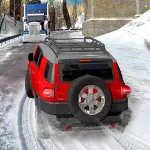 Play Game Heavy Jeep Winter Driving now !
